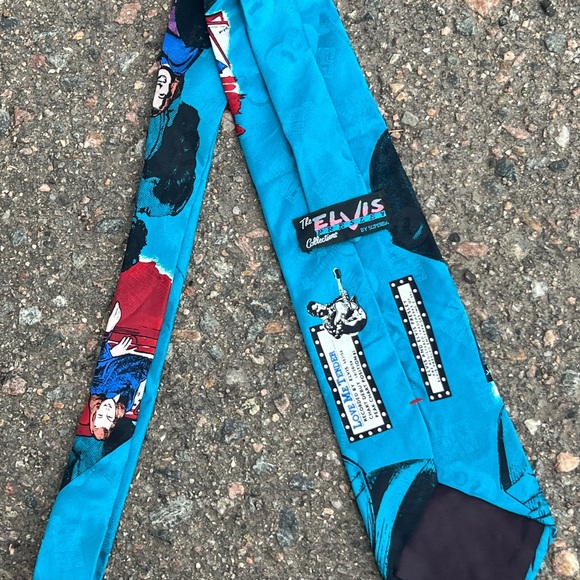 The Elvis Presley Collection by Supersa “Love Me Tender” 100 Italian Silk Tie - Picture 3 of 14